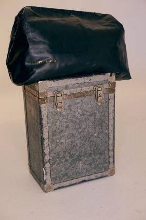 Foldover Clutch Bag — Midnight Black