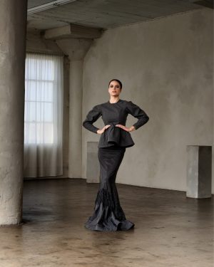 Kalabari Peplum Blouse and Mermaid Skirt Set