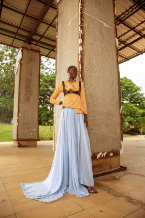 The Amber and Periwinkle Court Set